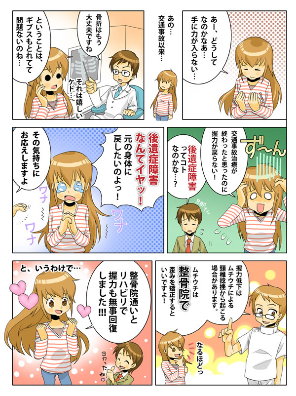 関節の痛み漫画